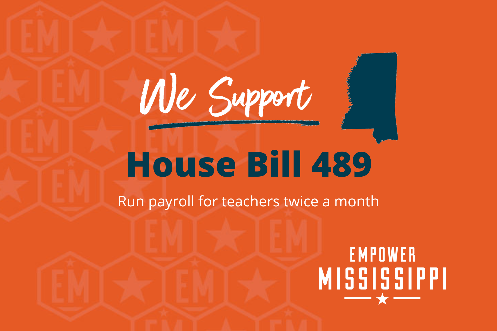 HB 489: Run payroll for teachers twice a month